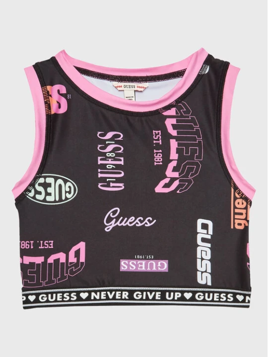Zdjęcie produktu Guess Top J3RI02 MC01P Czarny Slim Fit