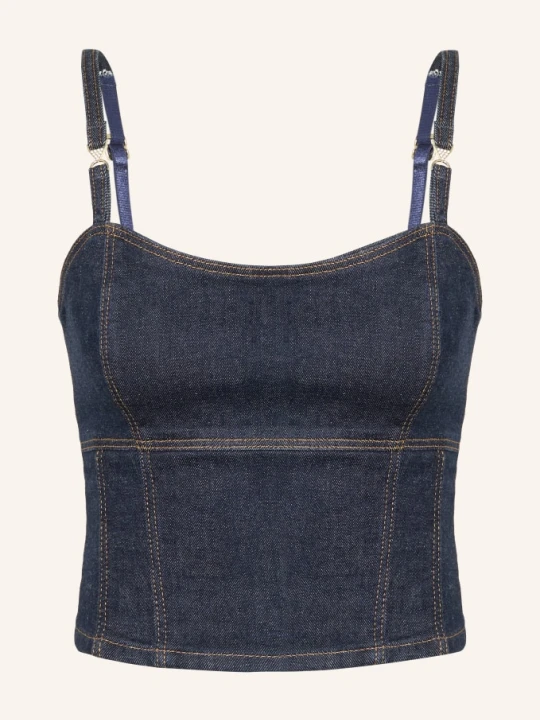 Zdjęcie produktu Guess Top Jeansowy Zelda blau GRANATOWY