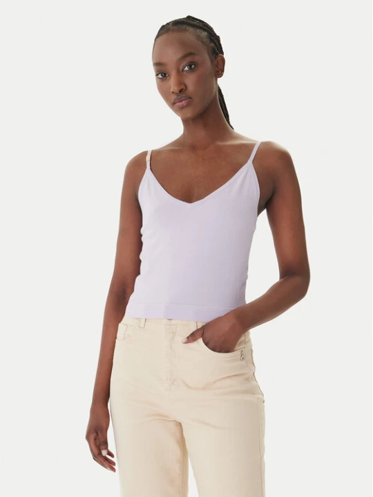 Zdjęcie produktu Guess Top O6GR01 Z5302 Fioletowy Regular Fit
