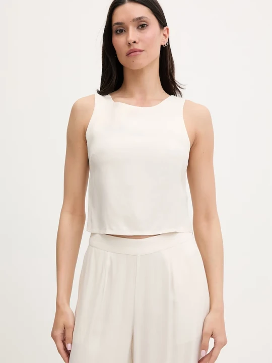Zdjęcie produktu Guess top plażowy damski ZOE beżowy