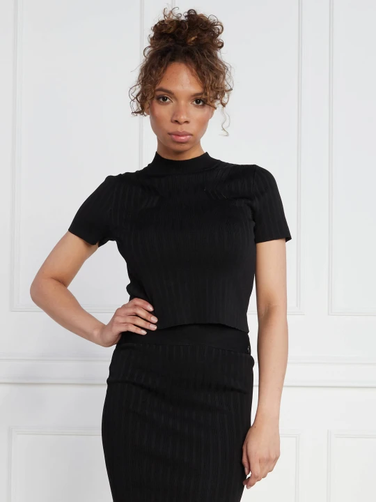 Zdjęcie produktu GUESS Top SS ALEXIE SWTR | Regular Fit czarny