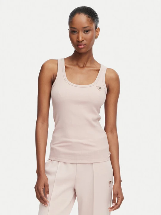 Zdjęcie produktu Guess Top V4YP06 K8RT2 Różowy Slim Fit