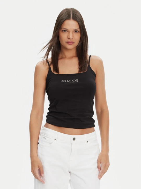 Zdjęcie produktu Guess Top V5GP22 J1314 Czarny Regular Fit
