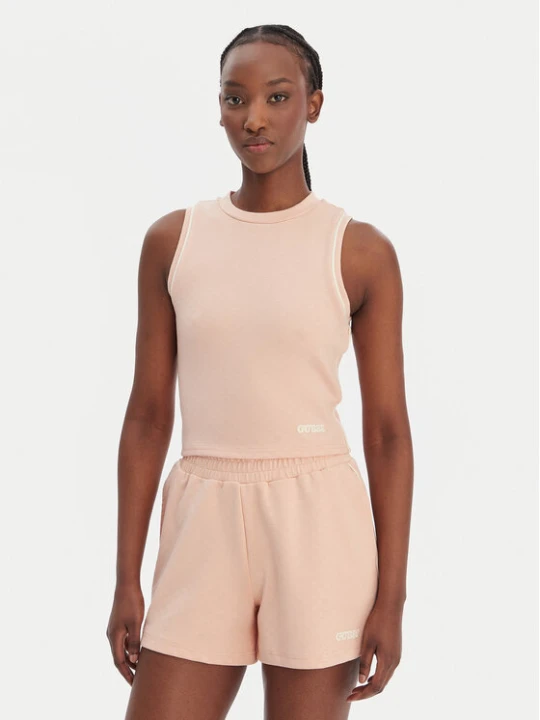 Zdjęcie produktu Guess Top V6GP17 K3215 Pomarańczowy Regular Fit