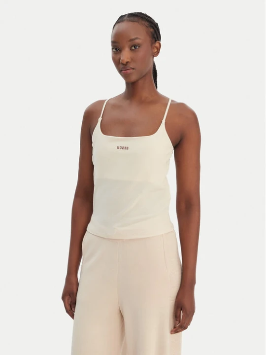 Zdjęcie produktu Guess Top V6GP18 K3470 Écru Regular Fit Kremowy