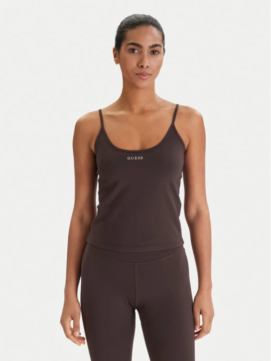 Zdjęcie produktu Guess Top V6RP14 KD952 Brązowy Slim Fit