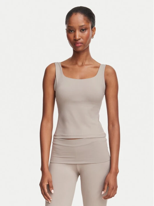 Zdjęcie produktu Guess Top V6YP18 K4788 Beżowy ciemny Slim Fit