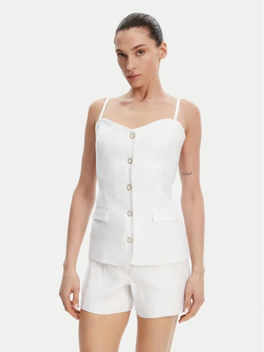 Zdjęcie produktu Guess Top W5GH0L WH5L2 Biały Regular Fit