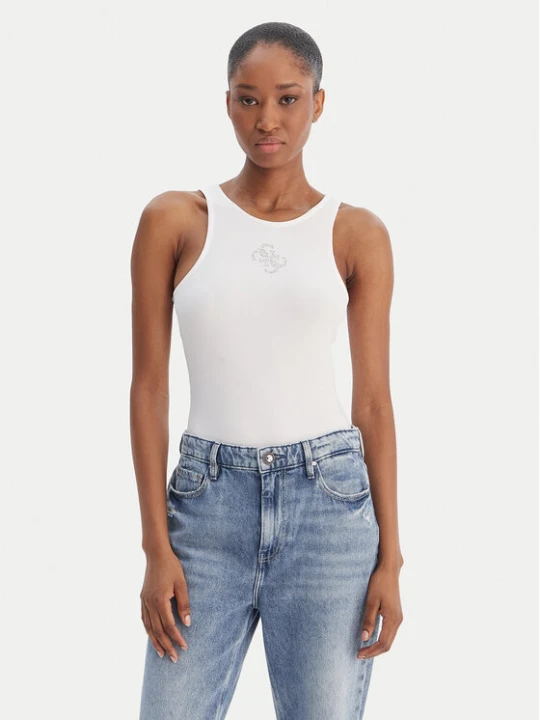 Zdjęcie produktu Guess Top W6RP39 KD092 Biały Regular Fit