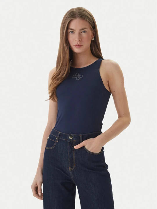 Zdjęcie produktu Guess Top W6RP39 KD092 Granatowy Regular Fit
