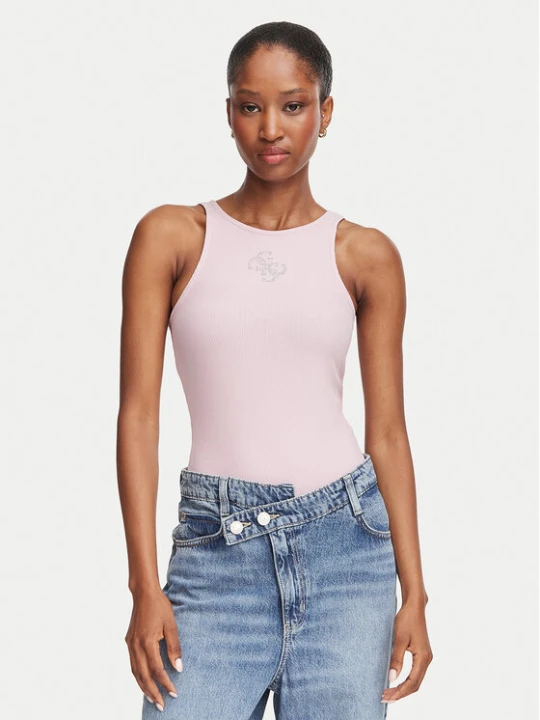 Zdjęcie produktu Guess Top W6RP39 KD092 Różowy Regular Fit