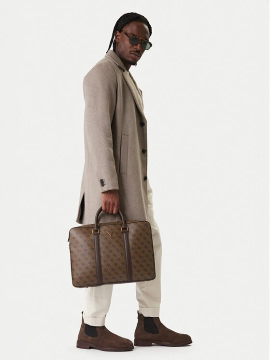 Zdjęcie produktu Guess Torba na laptopa HMMILO P6169 Brązowy