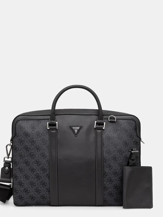 Zdjęcie produktu Guess torba na laptopa męska MILANO szary