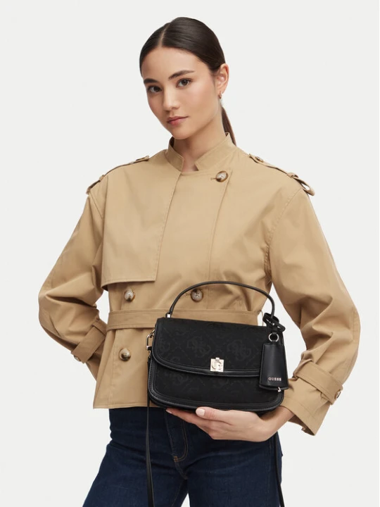 Zdjęcie produktu Guess Torebka Audrey Logo HWJG97 55210 Czarny