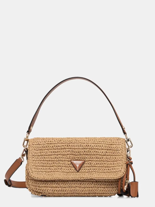 Zdjęcie produktu Guess torebka bagietka damska pleciona OFELIA beżowy
