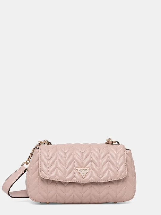Zdjęcie produktu Guess torebka bagietka damska z imitacji skóry CHERYL różowy