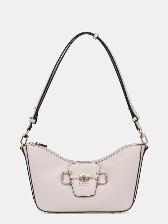 Zdjęcie produktu Guess torebka bagietka damska z imitacji skóry JANIE beżowy