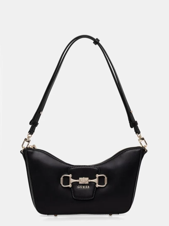 Zdjęcie produktu Guess torebka bagietka damska z imitacji skóry JANIE czarny