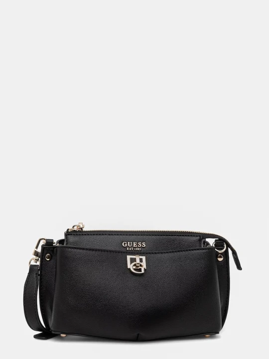 Zdjęcie produktu Guess torebka crossbody damska z imitacji skóry BIANCA czarny
