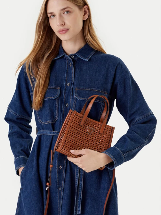 Zdjęcie produktu Guess Torebka Brigitta Mini HWWZ72 06770 Brązowy