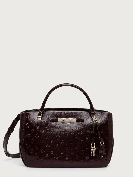 Zdjęcie produktu Guess torebka crossbody damska CARMELLA bordowy