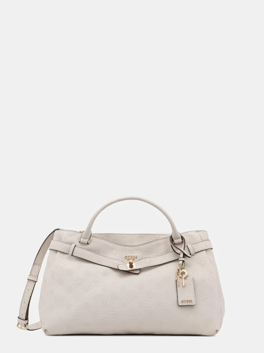 Zdjęcie produktu Guess torebka crossbody damska z imitacji skóry ELLA beżowy