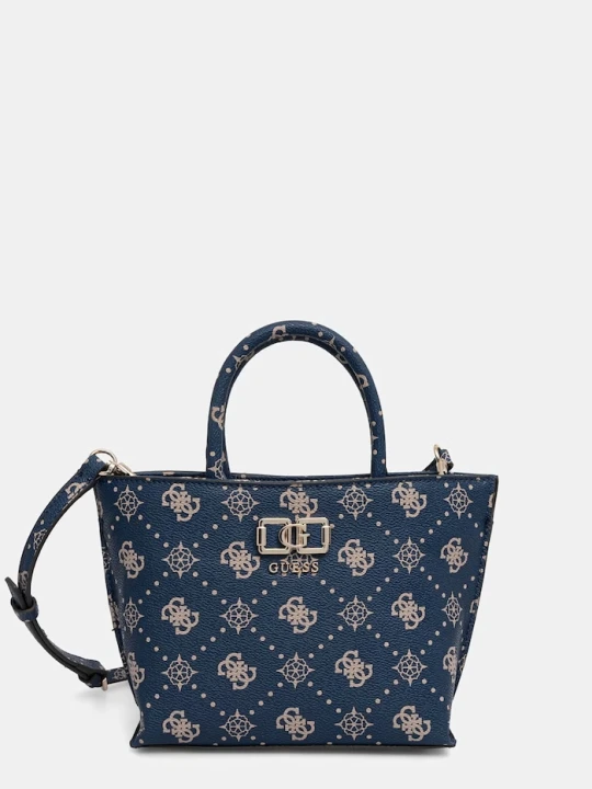Zdjęcie produktu Guess torebka crossbody damska z imitacji skóry EMELIE granatowy