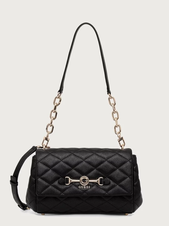 Zdjęcie produktu Guess torebka crossbody damska z imitacji skóry FRANCES czarny