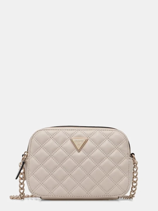 Zdjęcie produktu Guess torebka crossbody damska z imitacji skóry GIULLY beżowy