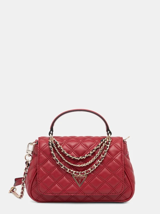 Zdjęcie produktu Guess torebka crossbody damska z imitacji skóry GIULLY czerwony