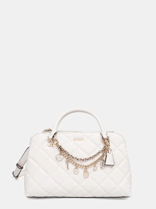 Zdjęcie produktu Guess torebka crossbody damska z imitacji skóry LIBBY beżowy
