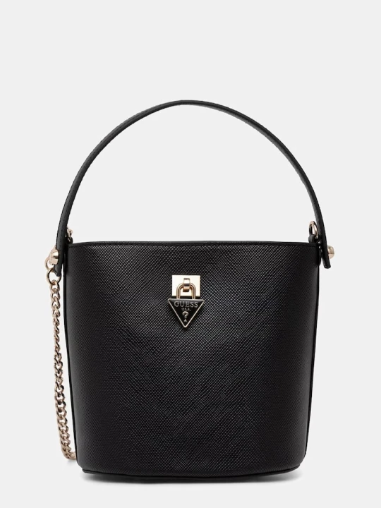 Zdjęcie produktu Guess torebka crossbody damska z imitacji skóry PATSIE czarny