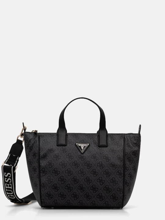 Zdjęcie produktu Guess torebka damska z imitacji skóry FOLLIE szary
