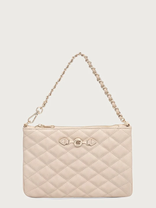 Zdjęcie produktu Guess torebka damska z imitacji skóry FRANCES beżowy