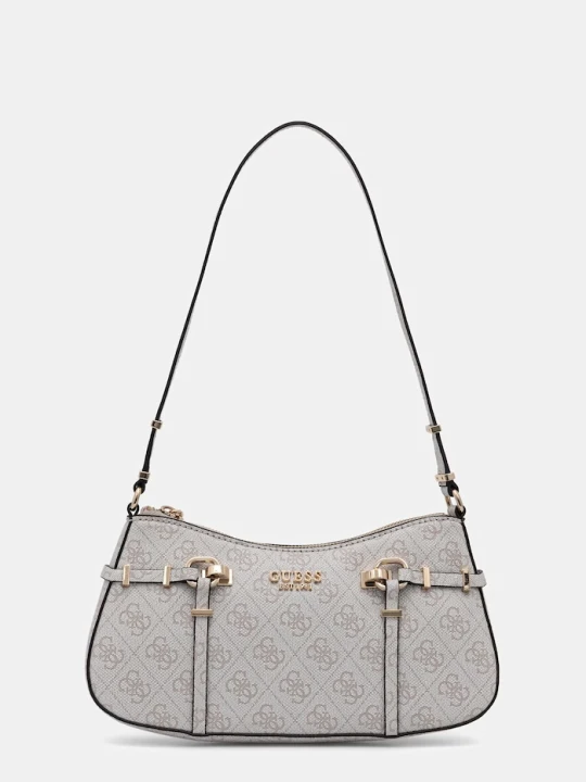 Zdjęcie produktu Guess torebka damska z imitacji skóry LEONA beżowy