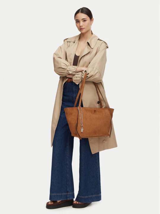 Zdjęcie produktu Guess Torebka Devon HWSG97 45230 Brązowy jasny