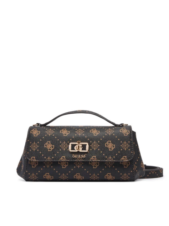 Zdjęcie produktu Guess Torebka Emelie Logo HWGP99 28190 Brązowy ciemny