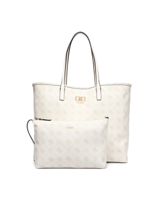 Zdjęcie produktu Guess Torebka Emelie Logo HWGP99 28240 Kremowy