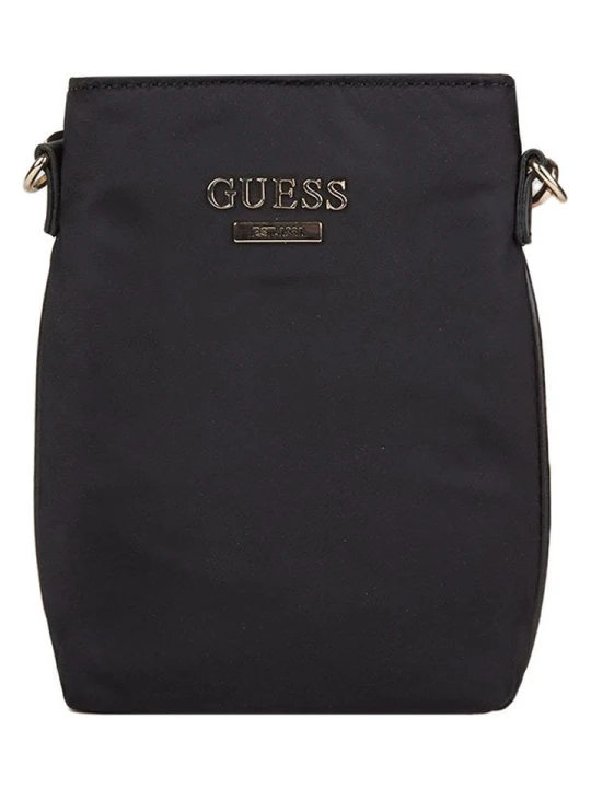 Zdjęcie produktu Guess Torebka "Follie" w kolorze czarnym - 13 x 18 x 3 cm rozmiar: onesize