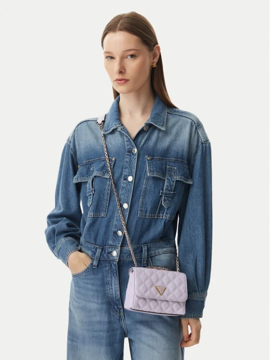 Zdjęcie produktu Guess Torebka Giully II Mini HWQG96 73740 Fioletowy