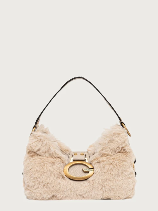 Zdjęcie produktu Guess torebka hobo damska CAMDEN beżowy