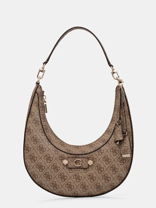 Zdjęcie produktu Guess torebka hobo damska LINDSEY brązowy