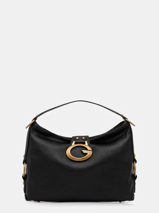 Zdjęcie produktu Guess torebka hobo damska z imitacji skóry CAMDEN czarny