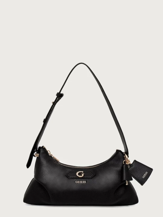 Zdjęcie produktu Guess torebka hobo damska z imitacji skóry SUZY czarny