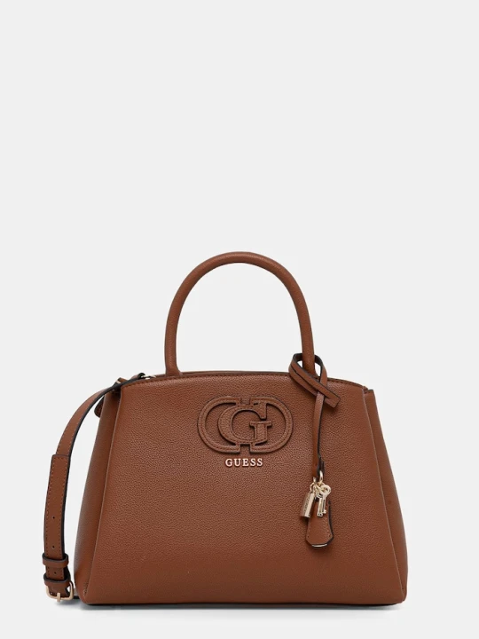 Zdjęcie produktu Guess torebka crossbody damska z imitacji skóry ISOLA brązowy