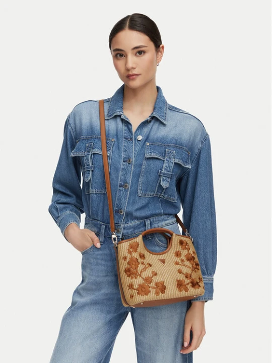Zdjęcie produktu Guess Torebka Kristern Mini HWWF97 43760 Beżowy
