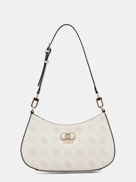 Zdjęcie produktu Guess torebka kuferek damska z imitacji skóry EMELIE biały