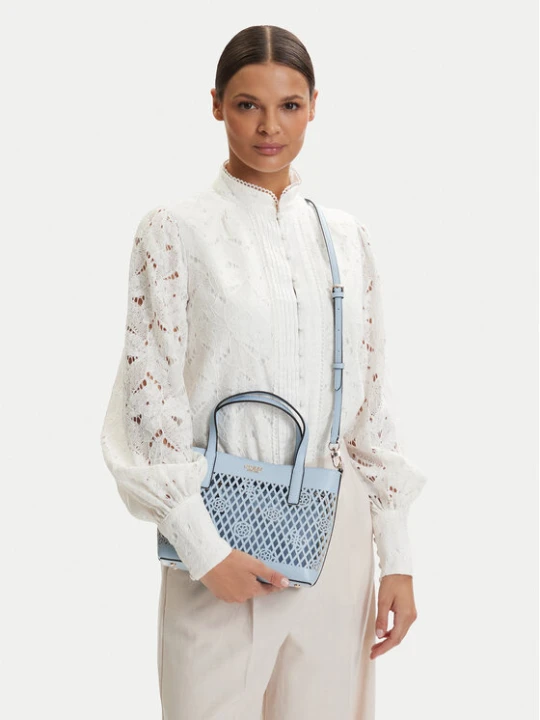 Zdjęcie produktu Guess Torebka Letty Mini HWPG99 11750 Niebieski jasny