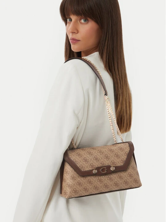 Zdjęcie produktu Guess Torebka Lindsey HWSG97 49210 Brązowy jasny