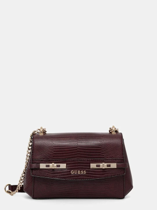 Zdjęcie produktu Guess torebka MELINDA bordowy